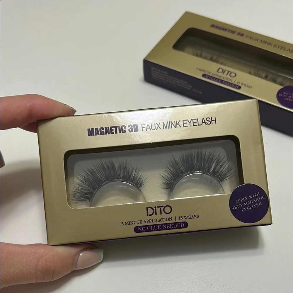 BUNDLE- Dito Magnetic 3D Faux Mink Eyelashes NEW (3 sets)
